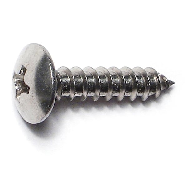 Midwest Fastener Sheet Metal Screw, #8 x 3/4 in, 18-8 Stainless Steel Truss Head Phillips Drive, 100 PK 51756 - main